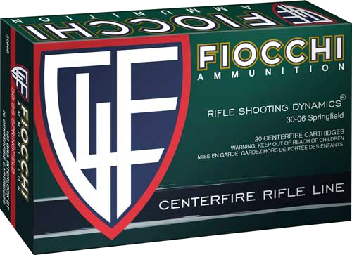Fiocchi .30-06 Springfield 180 Grain Ammunition – 20 Rounds