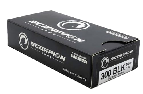 Scorpion Ammo .300 Blackout 220 Grain Ammunition – 20 Rounds