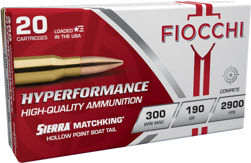 Fiocchi .300 Win Mag 190 Grain Ammunition – 20 Rounds