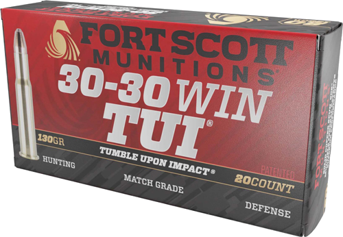 Fort Scott .30-30 Win 130 Grain Ammunition – 20 Rounds