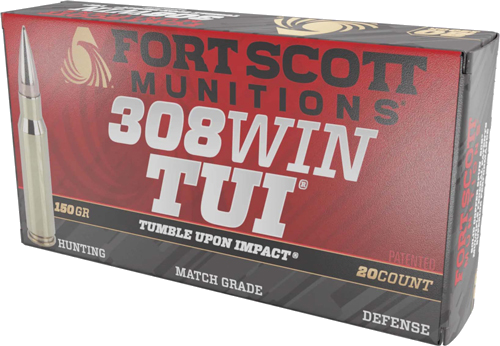 Fort Scott .308 Win 150 Grain Ammunition – 20 Rounds