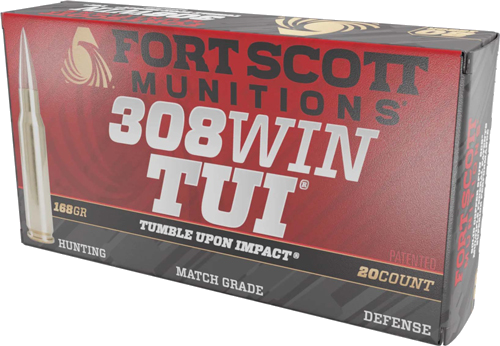 Fort Scott .308 Win 168 Grain Ammunition – 20 Rounds