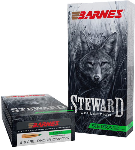 Barnes Stwrd 6.5crd 6.5 Creedmoor 105 Grain Ammunition – 20 Rounds
