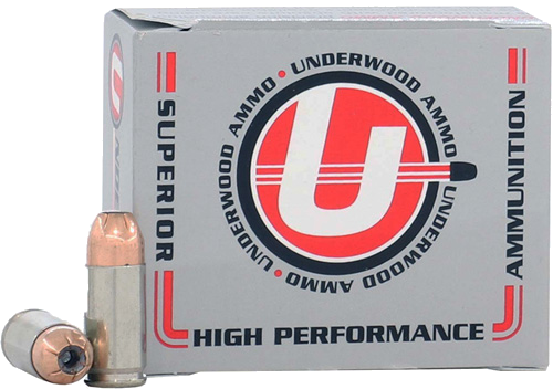 Underwood Ammo .45 ACP 230 Grain Jacketed Hollow Point Ammunition – 20 Rounds, +P