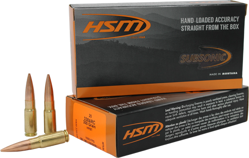 HSM Ammo 338 Arc 300 Grain Ammunition – 20 Rounds