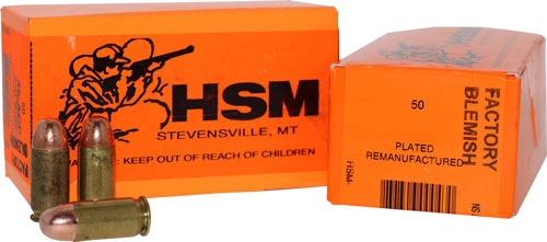 HSM Ammo Remanufactured 357 Sig .357 SIG 124 Grain Ammunition – 50 Rounds