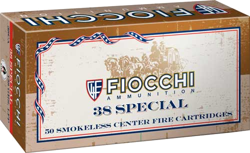 Fiocchi .38 Special 158 Grain Ammunition – 50 Rounds