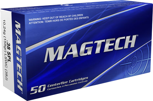 Magtech .38 Special 158 Grain SWC Ammunition – 50 Rounds
