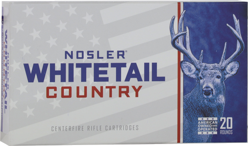 Nosler Whitetail 6.5 Creedmoor 140 Grain SP Ammunition – 20 Rounds