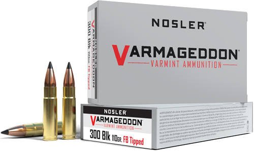 Nosler Bullets Varmageddon 110 Grain Ammunition – 20 Rounds