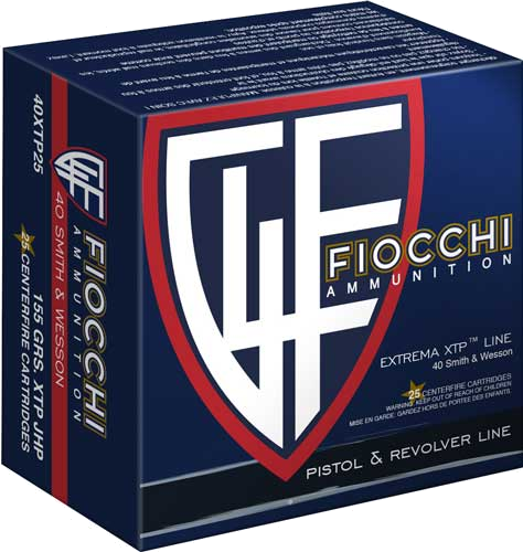 Fiocchi .40 S&W 155 Grain Hollow Point Ammunition – 25 Rounds