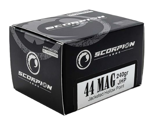 Scorpion Ammo 240 Grain Jacketed Hollow Point Ammunition – 20 Rounds