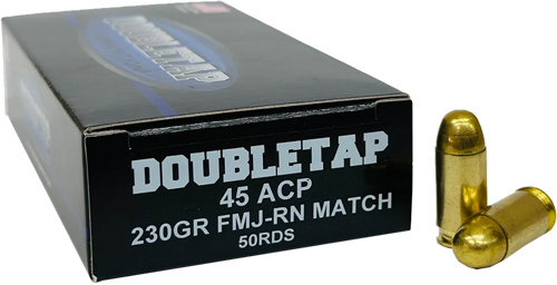 Doubletap .45 ACP 230 Grain Full Metal Jacket Ammunition – 50 Rounds