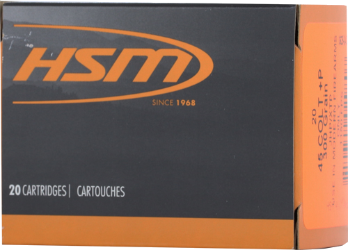 HSM Ammo .45 Colt 300 Grain Ammunition – 20 Rounds