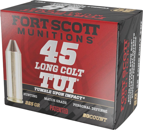 Fort Scott .45 Colt 225 Grain Ammunition – 20 Rounds
