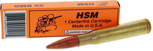 HSM Ammo 50 Bmg Hornady A-Max Dummy Round