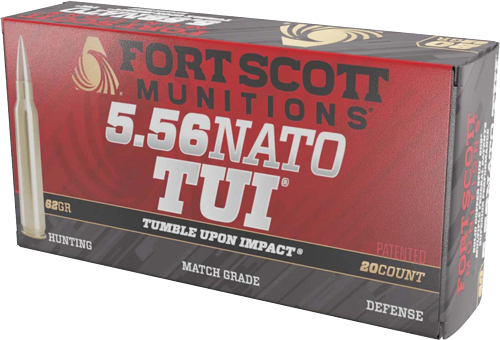 Fort Scott 5.56x45 62 Grain Ammunition – 20 Rounds