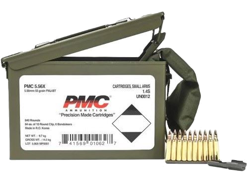 Pmc 5.56x45 55 Grain Full Metal Jacket Ammunition – 840 Rounds
