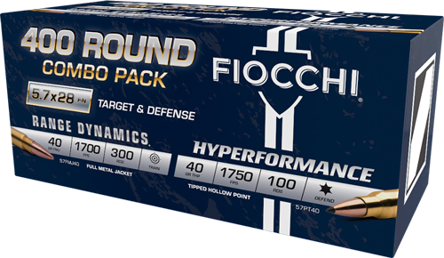 Fiocchi 5.7x28 5.7x28mm 40 Grain Ammunition – 300 Rounds