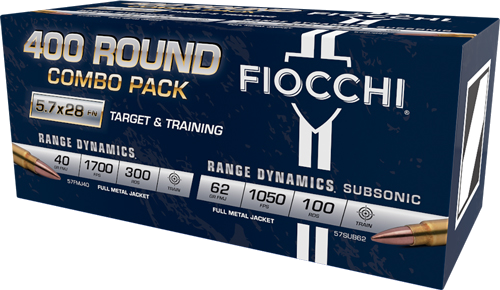 Fiocchi 5.7x28 5.7x28mm Full Metal Jacket Ammunition – 300 Rounds