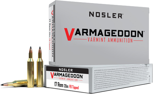 Nosler Bullets Varmageddon 20 Grain Ammunition – 20 Rounds