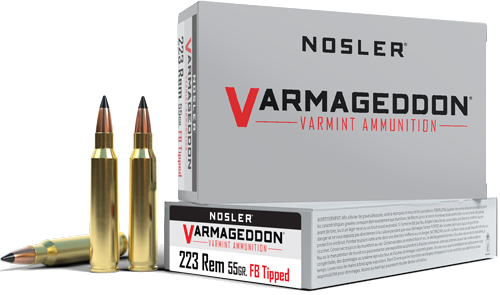 Nosler Bullets Varmageddon .223 Rem 55 Grain Ammunition – 20 Rounds