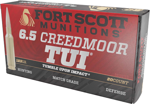 Fort Scott 6.5 Creedmoor 123 Grain Ammunition – 20 Rounds