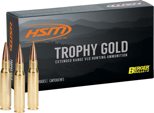 HSM Ammo Trophy 6.5 PRC 130 Grain Ammunition – 20 Rounds