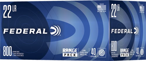 Federal .22 LR 40 Grain Ammunition – 800 Rounds