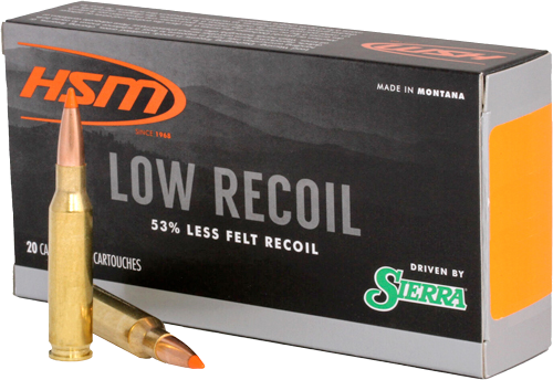 HSM Ammo Low Recoil 7mm Rem Mag 140 Grain Ammunition – 20 Rounds