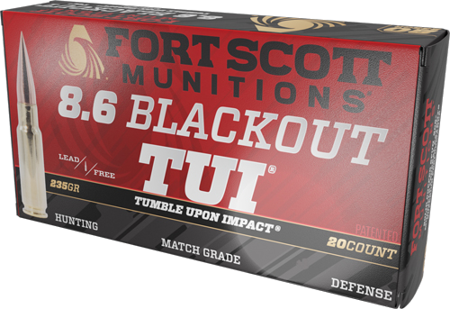 Fort Scott 8.6 Blackout 235 Grain Ammunition – 20 Rounds