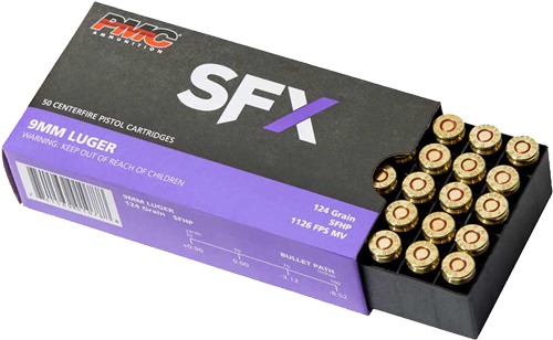 Pmc 9mm 124 Grain Hollow Point Ammunition – 50 Rounds