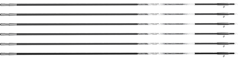 Scott Archery Altra Arrows 166 Centrum Premier 350 32" 6-Pack Fletched