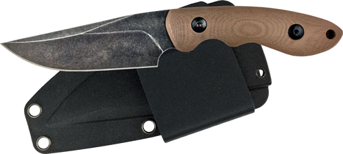 American Buffalo Knife & Tool Elite Desert Predator Fixed Blade 3.5" Clip Point D2 Steel Knife