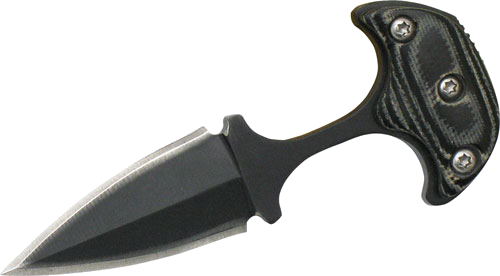American Buffalo Knife & Tool Elite Neck 1.25" Blade with Sheath & Neck Chain Knife