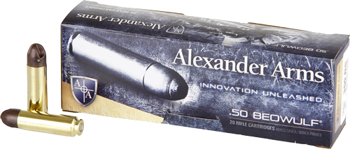 Alexander Arms 50 Beowulf 200 Grain Ammunition – 20 Rounds