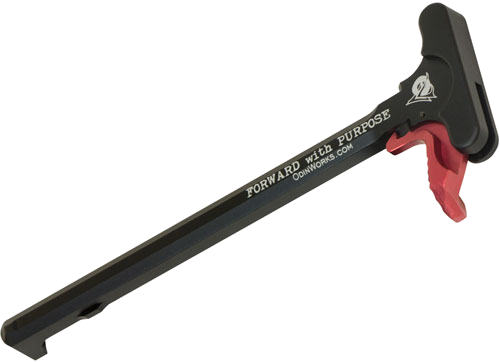Odin Works Extended for AR-15 Charging Handle – Red