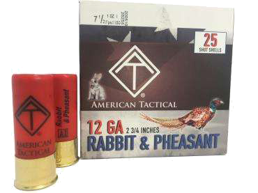 ATI Ammunition Game Load 12 Gauge #8 Shot Ammunition – 250 Rounds