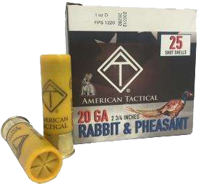 ATI Game Load 20 Gauge #8 Shot Ammunition – 250 Rounds