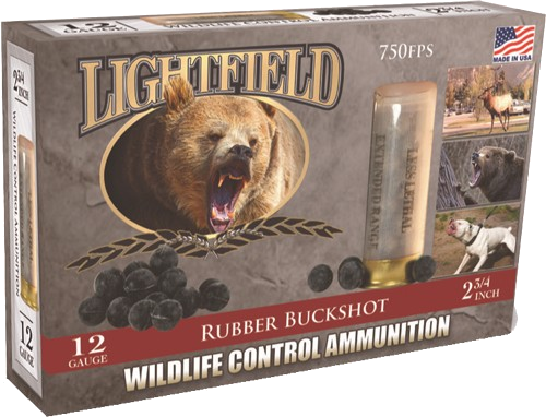 Lightfield 12 Gauge BUCKSHOT Ammunition – 5 Rounds