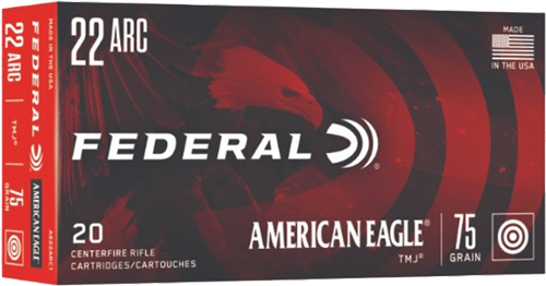 Federal Am Eagle 22arc .22 ARC 75 Grain Ammunition – 20 Rounds