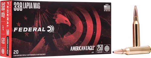 Federal Ae 338 Lapua .338 Lapua 250 Grain SP Ammunition – 20 Rounds