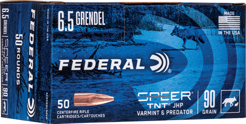 Federal Ae 6.5 Grendel 90 Grain Jacketed Hollow Point Ammunition – 50 Rounds