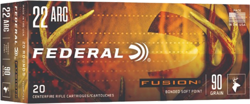 Federal Fusion 22arc .22 ARC 90 Grain SP Ammunition – 20 Rounds