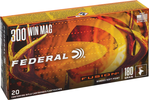 Federal Fusion .300 Win Mag 180 Grain Ammunition – 20 Rounds