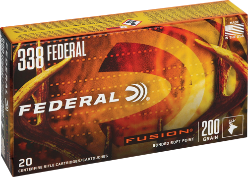 Federal Fusion 338 200 Grain Ammunition – 20 Rounds