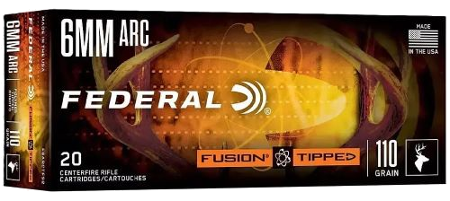 Federal Fusion Tip 110 Grain Ammunition – 20 Rounds