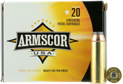 Armscor 240 Grain Jacketed Hollow Point Ammunition – 20 Rounds