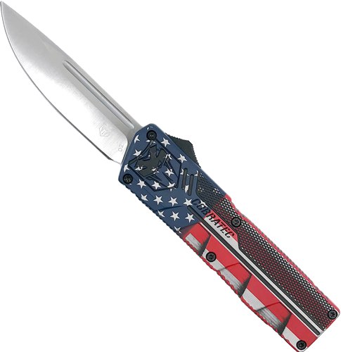 Cobratec Knives Lightweight Otf American Flag Crkte 3.25" Dpnt
