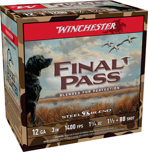 Winchester Final Pass 12 Gauge Ammunition – 25 Rounds